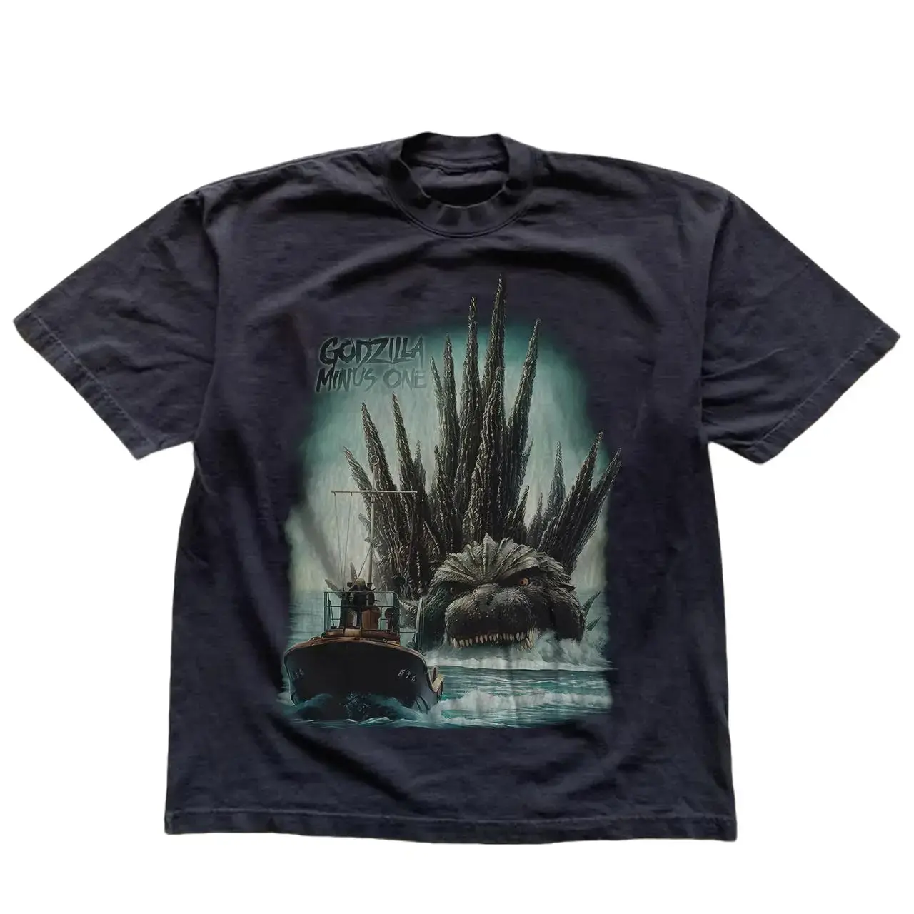Godzilla Minus One Shirt Classic Movie Vintage Graphic Design T-Shirt, Graphic tees, Short sleeve, T Shirt for Men, cotton, Top, Menswear