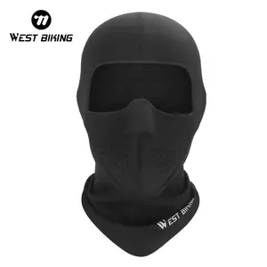 WEST BIKING Magnetic Full Face Ski Mask. Winter Cycling Headgear, Windproof Warm Breathable Balaclava,Cold Weather Protection