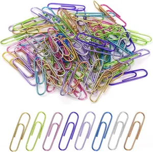 Paper Clips, 240pcs Medium Size Colored, PaperClips Assorted Colors, Paper Clips for Paperwork Office School and Personal Use