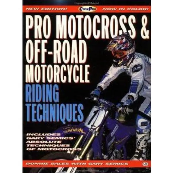 USED Book - Pro Motocross and Off-Road Motorcycle Riding Techniques by Donnie Bales (Paperback) - english