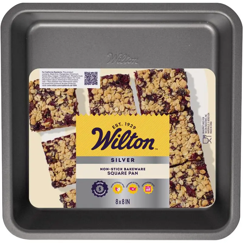 Wilton 6089590 8 in. Silver Square Cake Pan