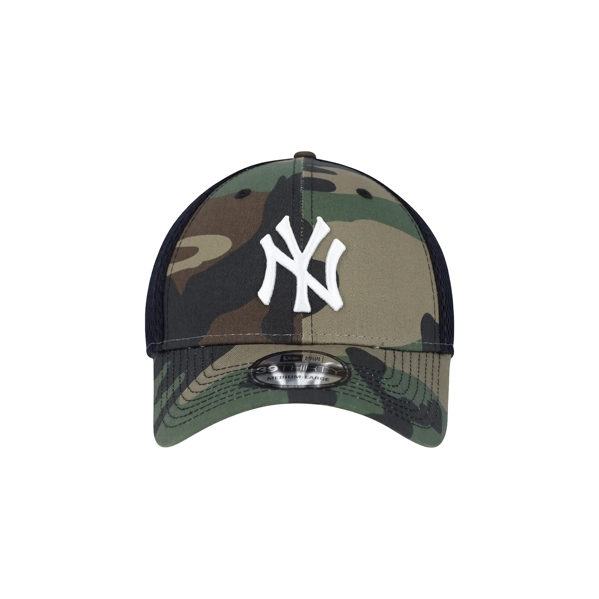 39THIRTY New York Yankees Stretch Fit Hat "Camo / Black" NE893