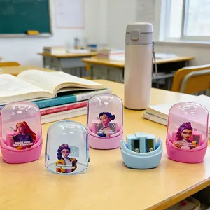 2pcs/4pcs Pencil Sharpeners, Kpop Hunter X Hunter Sharpener, Student Stationery, Writing Tools, Writing Supplies, Back to School Gift, Pencil Shavers
