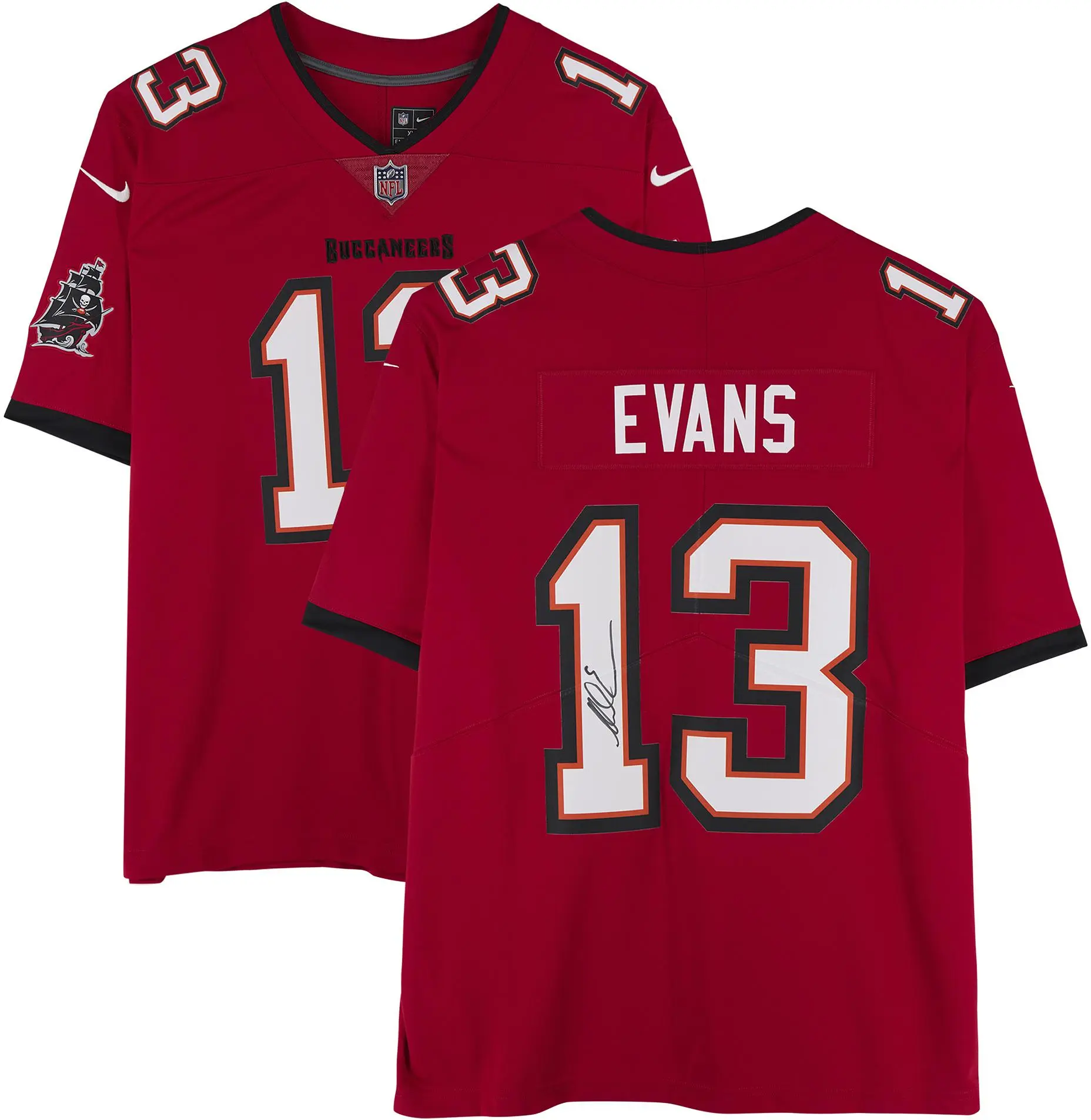 Mike Evans Tampa Bay Buccaneers Autographed Nike Red Vapor Fuse Limited Jersey - Fanatics Authentic Certified