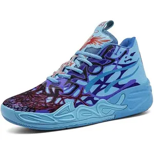 Men's Basketball Boots Mesh Breathable Fashionable Sports Leisure Shoes Sports Shoes