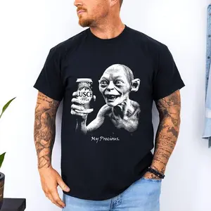 GollumBusch Apple Vintage Graphic Shirt- 90s style retro show gift for him gift for LOTR and Beer fans