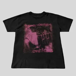My Bloody Valentine Loveless shirt, 90s shoegaze band tee, retro graphic style