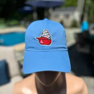 Phillies Ice Cream Helmet Cap - Blue Hat with Unique Ice Cream Design