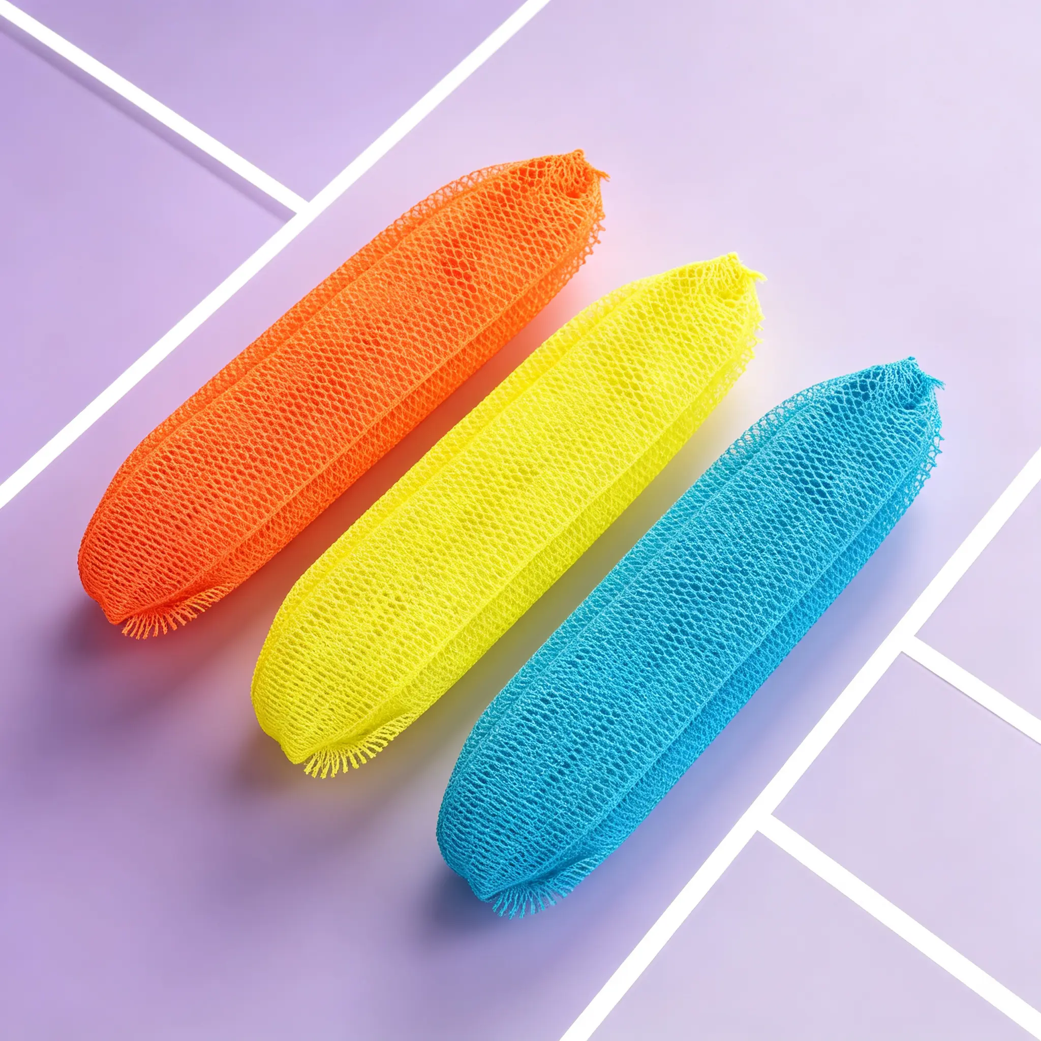 Net Sponge Exfoliating Authentic African Net Sponges, Back Scrubber for Shower Extra Long, Bath Sponge Exfoliating Bath Sponge for Body, Scrubbers for Body Free Shipping, Back Net for Shower Scrubs for Women Daily Exfoliating Shower Accessory
