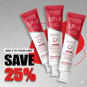 AstraGlow SP-8 toothpaste for Oral Health, Free of Fluoride-hydroxyapatite toothpaste official authentic product