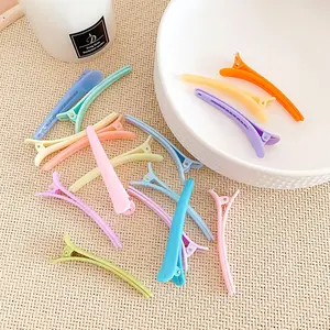 16-Piece Candy Color Traceless Hairpin Hair Clip Headgear Bangs Clip Side Broken Hair One-word Clip Plastic Duckbill Clip Hair Accessories