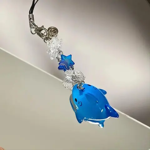 Cute Shark Design Phone Chain for Smartphone, Creative Cell Phone Decorative Lanyard, Phone Leash, Fashion Cell Phone Charms, Phone Ornament for Women & Girls, Phone Accessories, Mobile Phone Decoration Accessories, Phone Wrist Strap