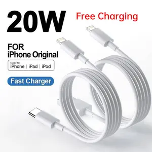 [Buy Cable Get Free Charging] Original USB 6.6FT Fast Charger Cable For iPhone 14 13 12 11 Pro Max XS XR For Apple Phone 8 7 6 5 Type
