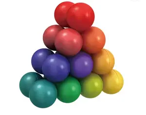 Puzzle Ball Stress Relief Toys - Colorful Board Game with Free Rotation & Assorted Game Designs for Children's Entertainment