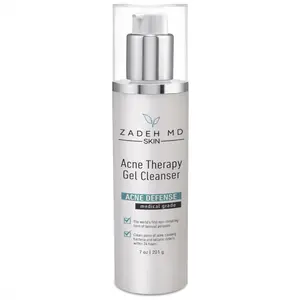 Acne Therapy Gel Cleanser - Acne Defense with Benzoyl Peroxide for Facial Skincare