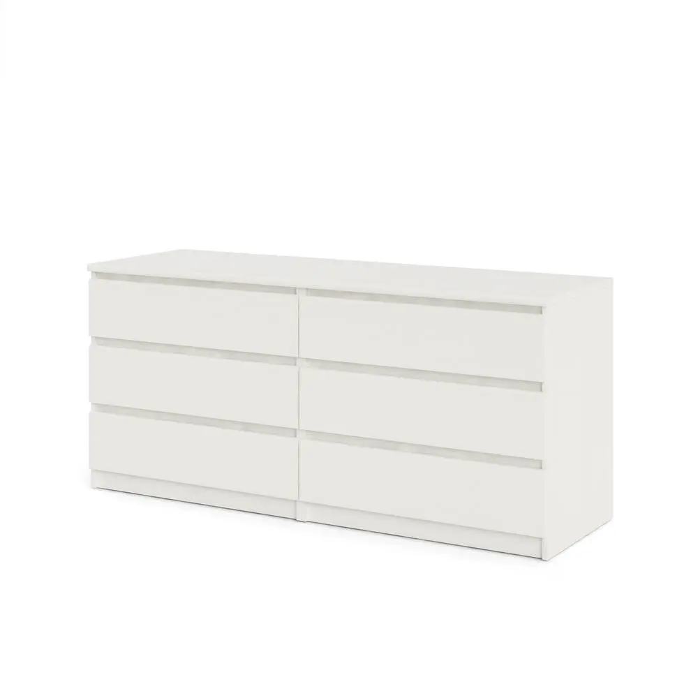 Furnifact White Dresser for Bedroom – Modern Chest of Drawers with Spacious Storage – Stylish and Functional Dresser for Bedroom Clothes, Linens, or Essentials