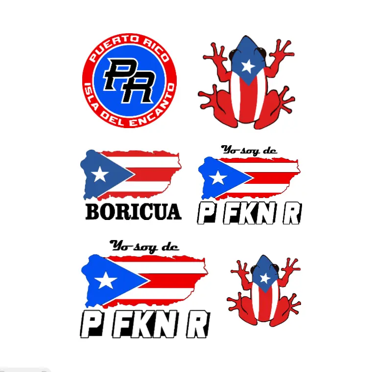 thumbnail image 2 of Sol Taino Decal – Puerto Rican Boricua Pride – Vinyl Sticker For Truck Bumper, Window, Car, Van 2 of 5