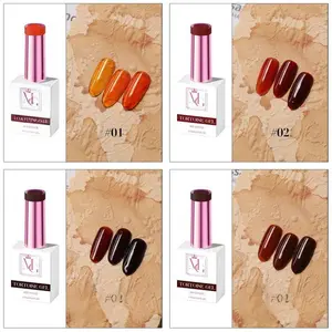 TORTOISE GEL NAIL 4 SET MG Mary Galarza Nail System 15ml 0.5 fl.oz