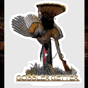 Gobbler Getter Wild Turkey Hunting Sticker Vinyl Hunting Sticker!