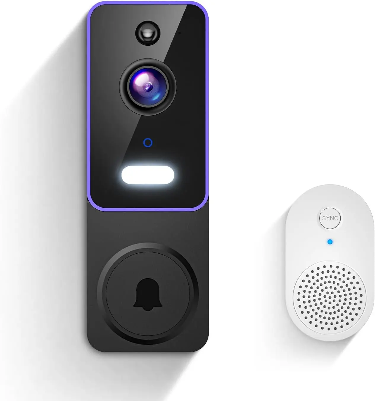 [USA Stock] - Video Doorbell Camera - Compact Design for Home Security and Home Automation Digital Intercom Night Light