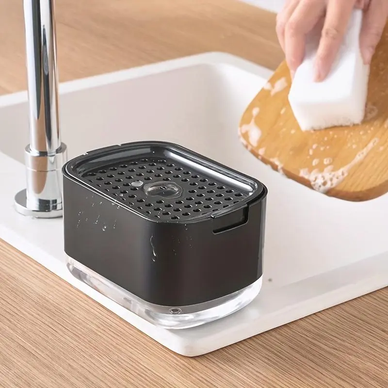 Kitchen soap dispenser - manual press-type foaming soap pump, suitable for dishwashing and pot cleaning, Soap Container