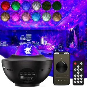 Star Projector, Galaxy Light Projector with Bluetooth Speaker, Multi-Color Dynamic Projection Star Night Light Projector for Kids & Adults' Bedrooms, Aesthetic Room Decor Enhancement, Thanksgiving & Christmas Gift