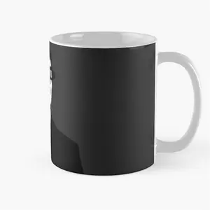 Thomas Shelby Stencil Art Mug: Peaky Blinders Ceramic Coffee Cup - Tommy Shelby Fan Gift, Heat Resistant