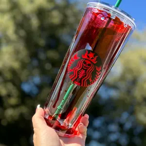 Blood Drip Tumbler Handmade Acrylic 24 Ounce