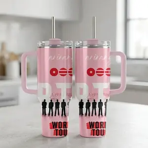 Arirang World Tour Custom Tumbler 40 oz 30 oz Tumbler With Handle