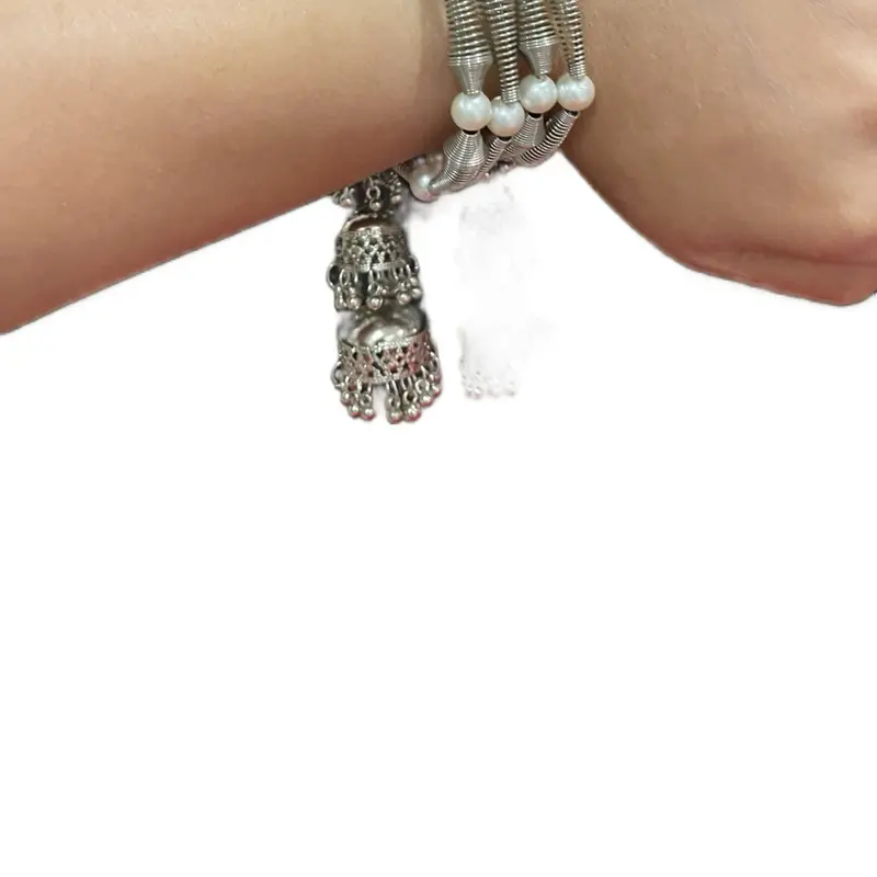 Traditional Oxidized Indian Bangles, Matching Couple Bracelets Set, Adjustable Unisex Jewelry for Casual Everyday Wear, Oxidized Look, Multi-Size, Fashionable