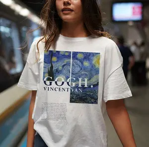 Vincent Van Gogh T-Shirt, Art T-Shirt, Gogh Crewneck, Aesthetic Art Tee, Artsy Clothes, Vintage T-Shirt