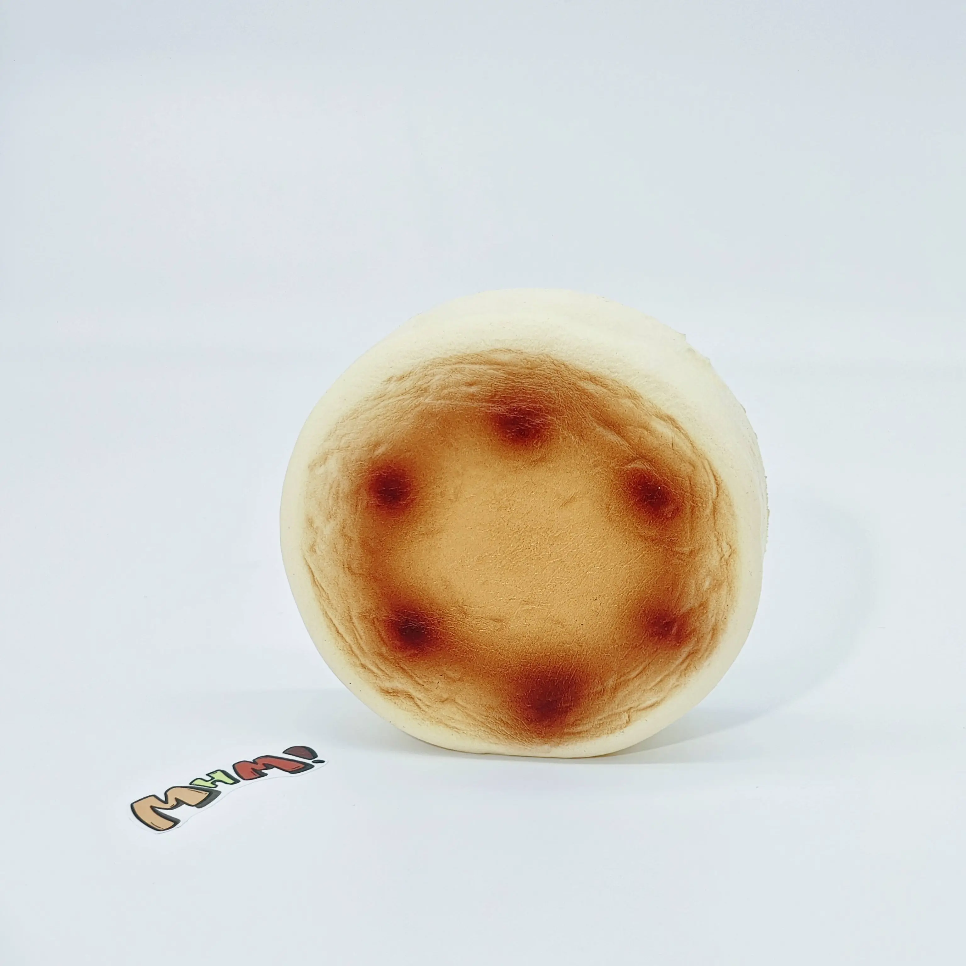 MHM Basque Cheesecake Slow Rising Squishy Toy, Soft Dessert Food-Themed Sensory Fidget Toy, Cute Kawaii Gift
