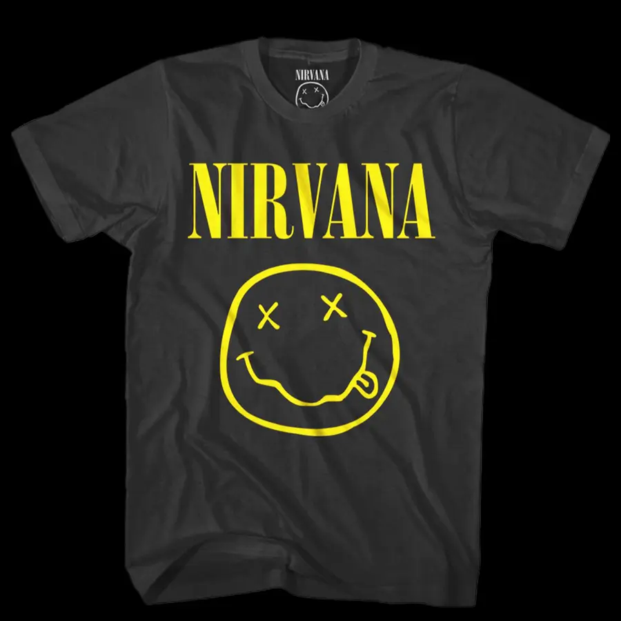 Vintage 1991 Nirvana Smiley Geffen Promo Shirt Sweatshirt, Hoodie