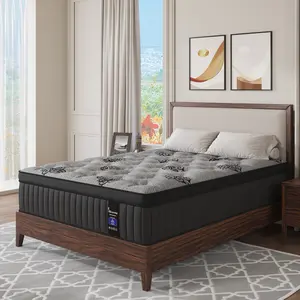 9" Twin Full Queen King Size Mattress in a Box Hybrid Pocket Spring Memory Foam,Medium Firm &Motion Isolation