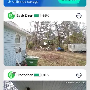 Doorbell Camera Wireless, Smart WiFi Video Doorbell, 1080P, Video Doorbell Camera with 2 Way Audio, AI Human Detection, Night Vision, Cloud Storage, Battery Powered, Easy Installation, 2.4G WiFi Only