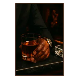 Midnight Achive - Smard Black Wall Art Print/ Canvas for Home /Office Decor