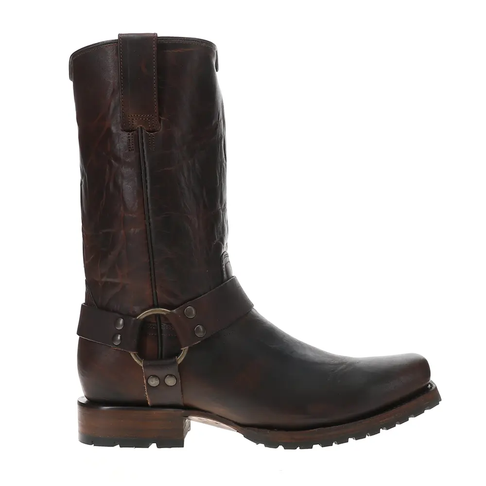 Stetson Mens Heritage Harness Square Toe Casual Boots Mid Calf - Brown