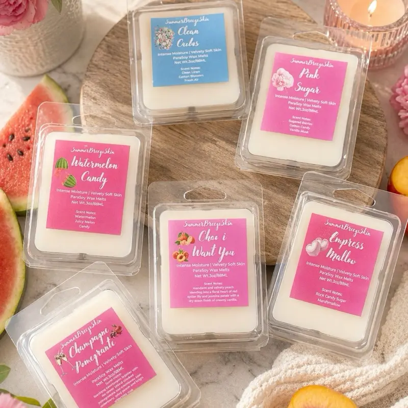 Fruity Desert Scented Wax Melt Cubes - Highly Concentrated and Long Lasting - 2.4 / 3 oz - Decor, wax melts Fragrance Aroma Freshener