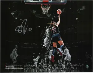 Sabrina Ionescu New York Liberty Autographed 11" x 14" Spotlight Reverse Layup Photograph - Fanatics Authentic Certified