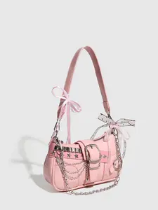 Women's Star Decorated Crossbody Bag, Fashionable PU Leather Shoulder Bag for Daily Used, Casual Trendy Versatile High-quality Daily Commuting Bag