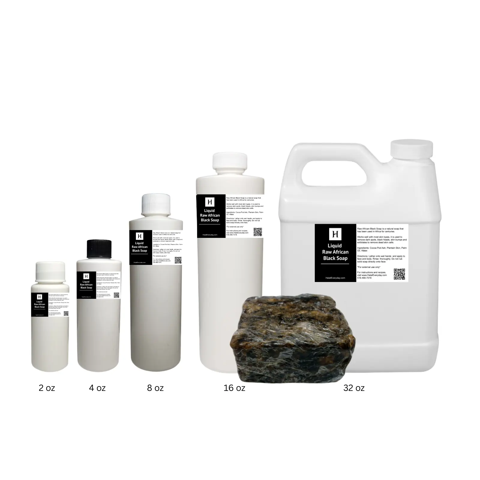 African Black Soap Liquid | Imported from Ghana