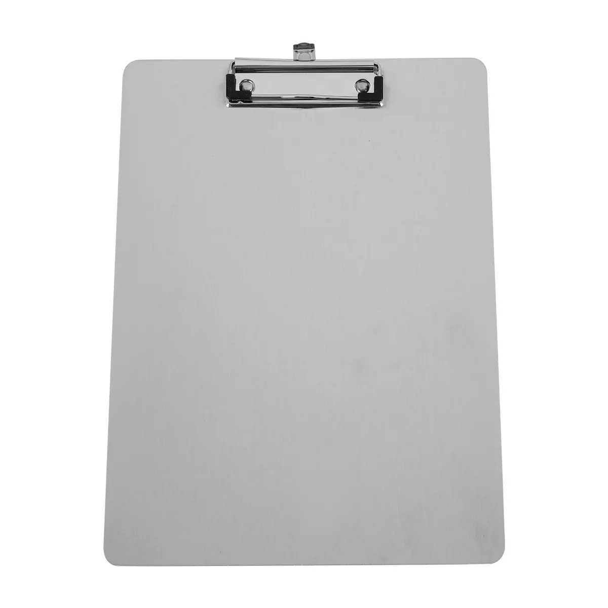 Durable Low Profile A4 Metal Clipboard Folder with Stainless Steel Clip, 31.5x22.3cm Build, 100-Sheet Capacity, Bill Storage & Writing Board for Contractors, Business Use