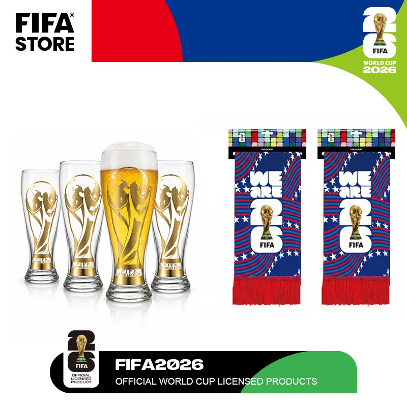 FIFA WORLD CUP 2026 】Gift Set（Not Glass） 17oz Shatterproof