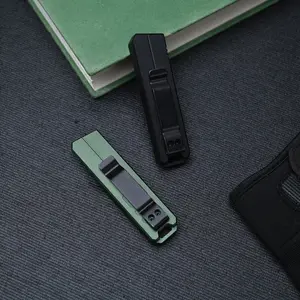 Small outdoor folding knife, pure aluminum handle, D2 high hardness corrosion-resistant blade, outdoor fishing and camping EDC tool, portable tool, best gift.
