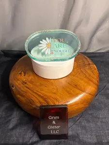 Resin Trinket Tray - You are Enough - Small Oval