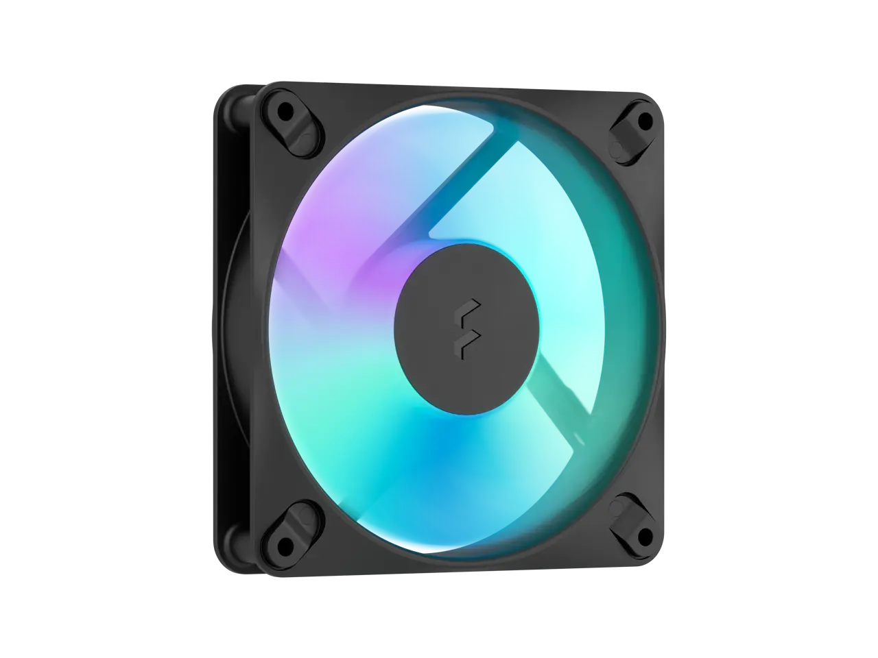 Fractal Design Dynamic 3 120mm ARGB Black PWM Case Fan, High Durability Rifle Bearing, 7-Blade Swept Design, Daisy-Chain Cable, 350-2200 RPM
