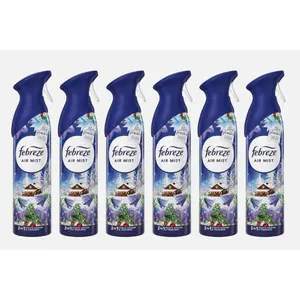 Febreze Alpine Escape Air Freshener Spray 185ml - Pack of 6