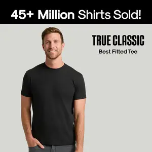 True Classic Men’s Short Sleeve Crew Neck T-Shirt – Premium Fit for Everyday Comfort, Casual Streetwear, Workwear, or Men Gifts True Classic Men’s Short Sleeve Crew Neck T-Shirt – Premium Fit for Everyday Comfort, Casual Streetwear, Workwear, or Men Gifts