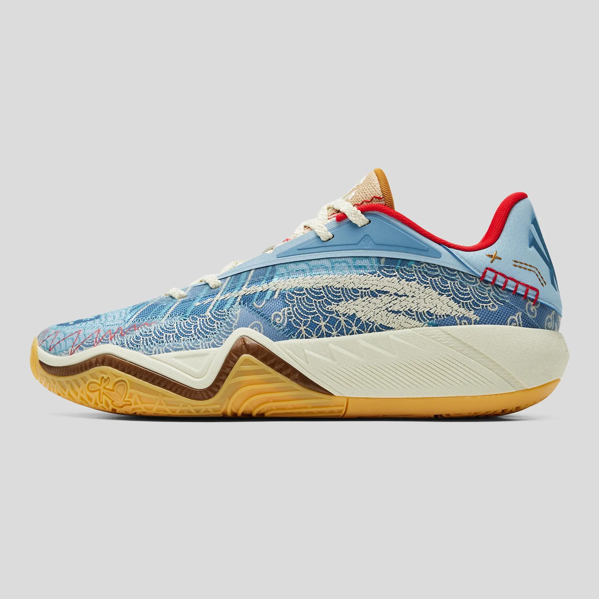 ANTA Men KAI 3 "Patchwork" Basketball Shoes Handcrafted Anti-slip Rebound Sports Shoes