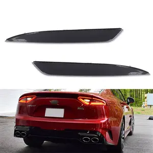 2PCS Smoked Lens Rear Bumper Bar Reflector Light Kit For Kia Optima K5 2016 2017 2018 Replace OEM 92405D4100, 92406D4100 ﻿
